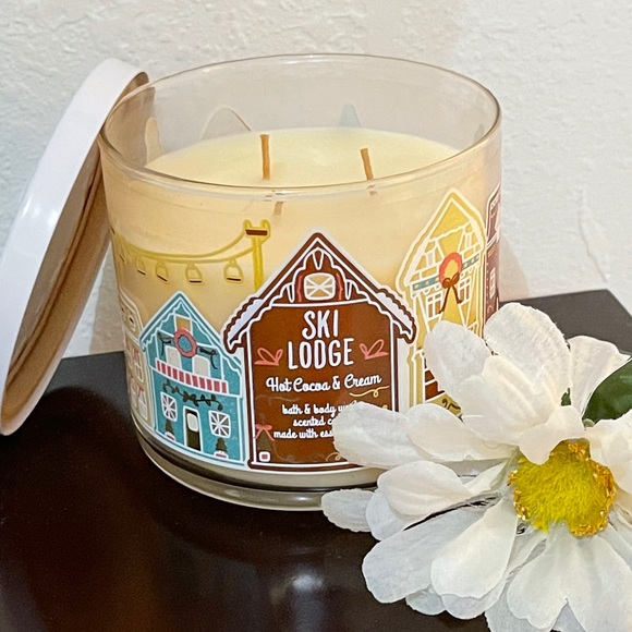 Bath & Body Works Other - Bath & Body Works 3Wick Candle Hot Cocoa and Cream